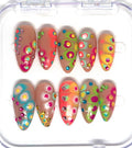 Colour bloom nails