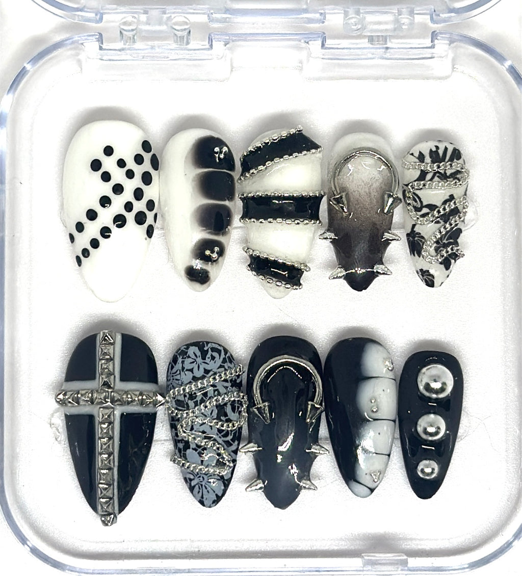 Goth nails