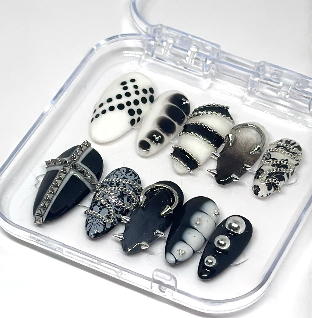 Goth nails